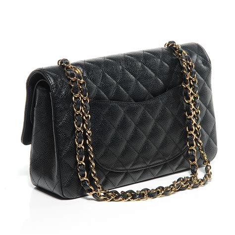 chanel medium caviar flap|CHANEL Caviar Quilted Medium Double Flap Black.